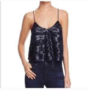 Lucy Paris Sequin Camisole Tank